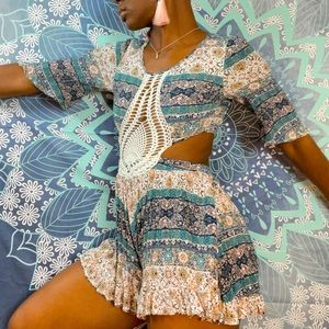 Somewhere Happy Romper